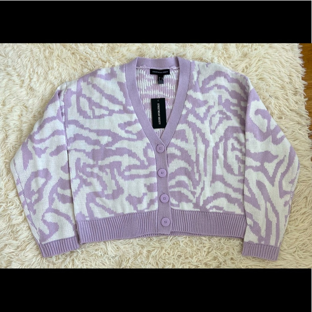 Urban Planet Cardigan - Vintage Style - Lavender